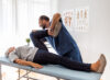 Physician working with a patient