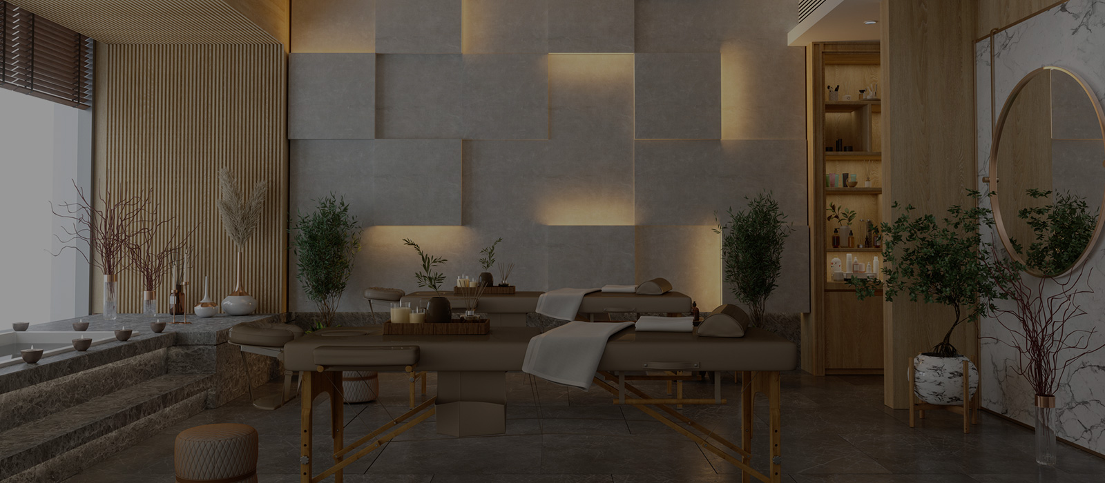 room with massage tables