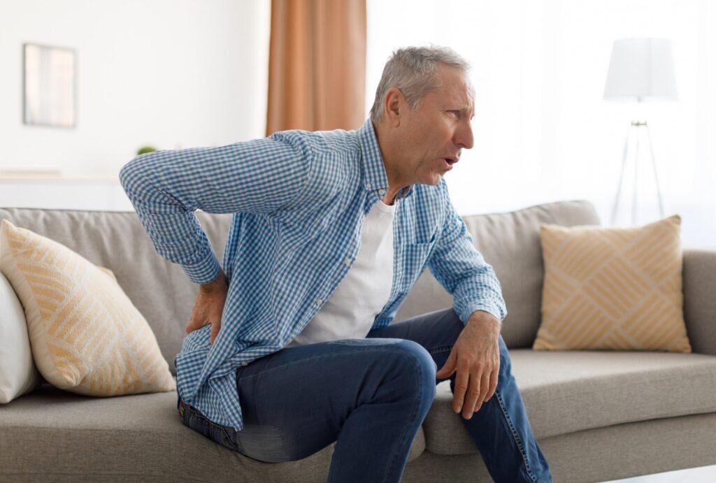 Man with Sciatica pain