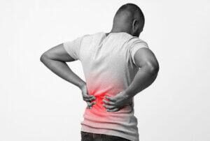 man with back pain